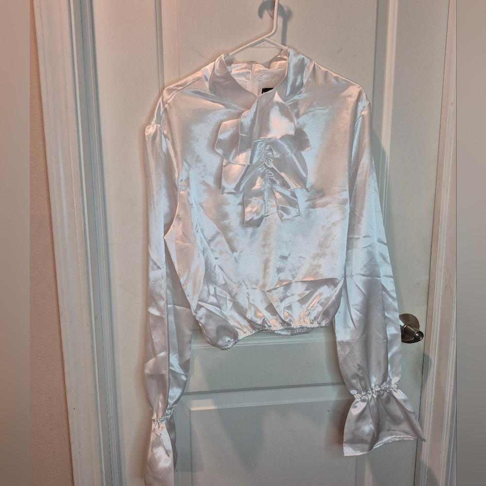 Men's Prince Costume Includes Shirt Pants & Waist Corset Size M
